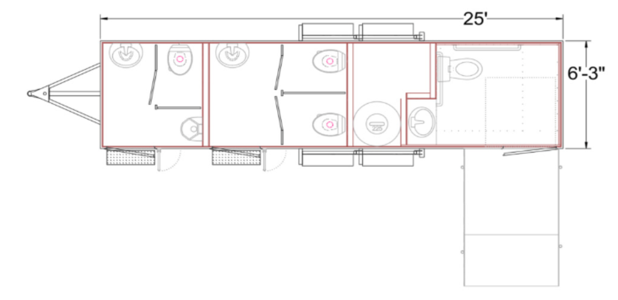 ADA + 4 Floor Plan